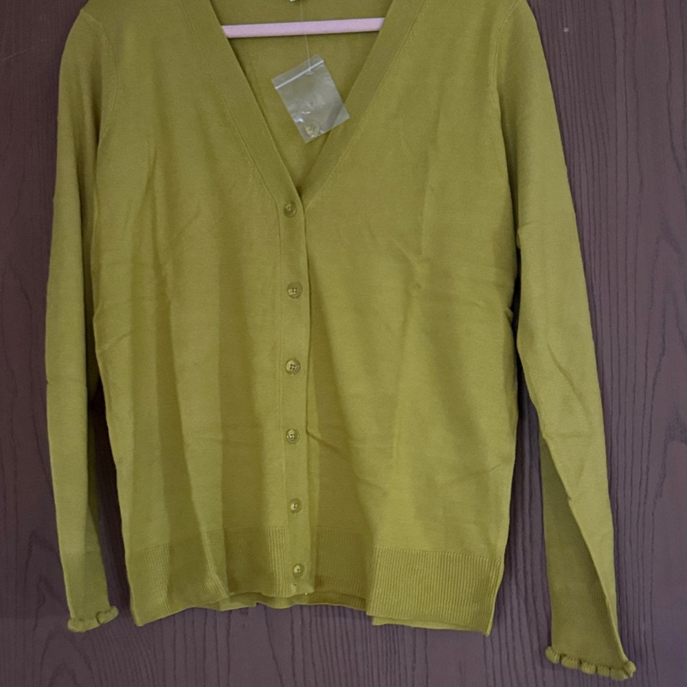 Candace Cameron Bure Women's Olive Cardigan